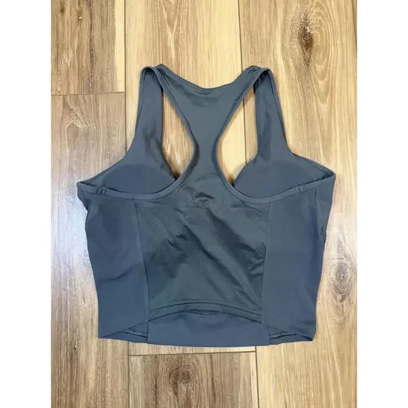 NWOT! Gymshark Women's Whitney Crop Tank in Eucalyptus Size Medium - Picture 5 of 7